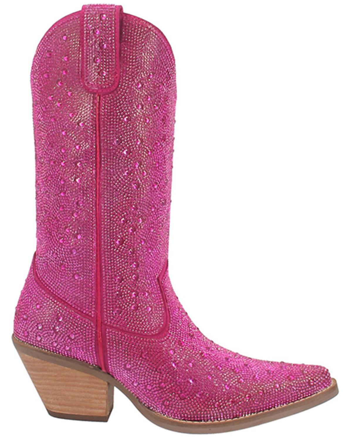 Image #2 - Dingo Women's Silver Dollar Western Boots - Snip Toe, Fuchsia, hi-res
