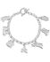 Image #2 - Montana Silversmiths Women's Charms of Champions Rodeo Bracelet, Silver, hi-res