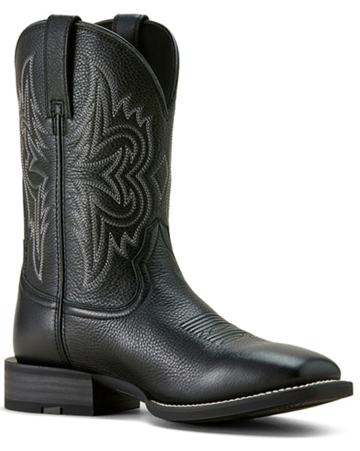 Image #1 - Ariat Men's Big Rig Performance Western Boots - Broad Square Toe, Black, hi-res