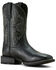 Image #1 - Ariat Men's Big Rig Performance Western Boots - Broad Square Toe, Black, hi-res