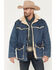 Image #1 - Kimes Ranch Men's Vincent Medium Wash Sherpa Lined Denim Jacket, Medium Wash, hi-res