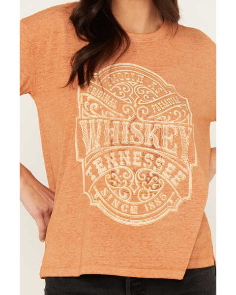 Blended Women's Tennessee Whiskey Short Sleeve Graphic Tee, Rust Copper, hi-res