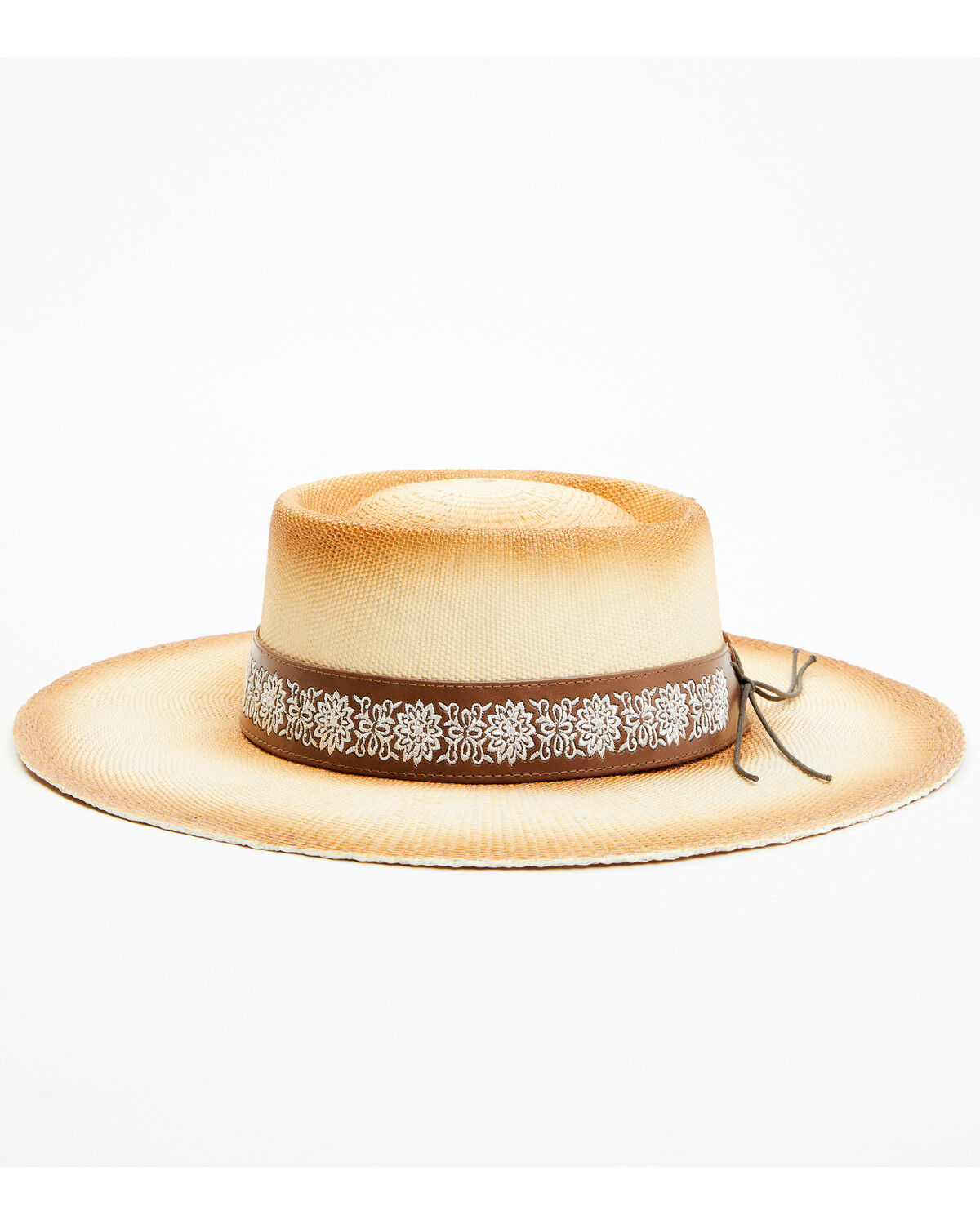 Image #3 - Shyanne Women's Croquette Straw Western Fashion Hat, Tan, hi-res