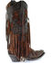 Image #7 - Corral Women's Leopard Stud & Fringe Western Boots - Snip Toe, Honey, hi-res