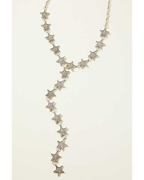 Idyllwind Women's Star In The Night Drop Necklace, Silver, hi-res