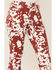 Image #2 - Saints & Hearts Women's Cow Print High Rise Raw Hem Flare Jeans, , hi-res