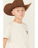 Image #3 - Cody James Boys' Outlaw Short Sleeve Graphic T-Shirt, Natural, hi-res
