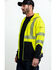 Image #3 - Ariat Men's FR Hi-Vis Full Zip Hooded Work Jacket - Big , Bright Yellow, hi-res