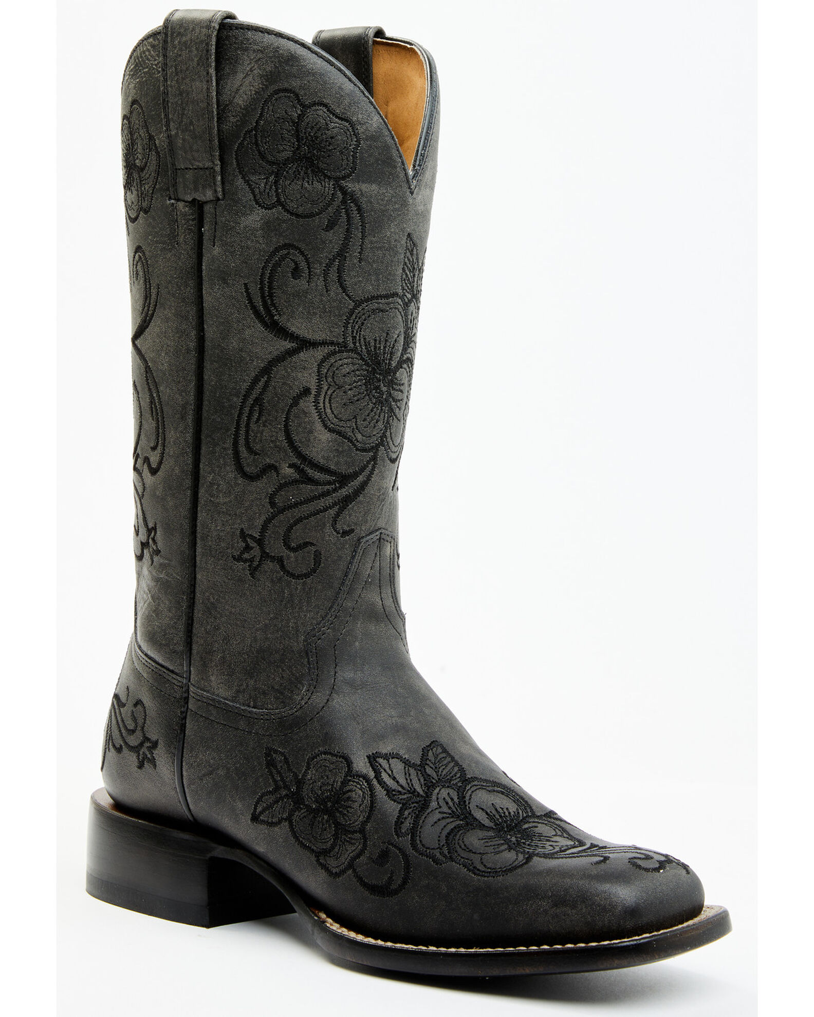 Shyanne Women s Lasy Western Boots Broad Square Toe Sheplers