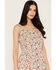 Image #2 - Cotton & Rye Women's Boot Barn Exclusive Ditsy Daisy Floral Print Sleeveless Button-Down Midi Dress, Cream, hi-res