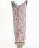 Image #5 - Corral Women's Metallic Embellished Overlay Western Boots - Snip Toe , Rose, hi-res