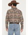 Image #4 - Cody James Men's Ironwood Southwestern Long Sleeve Snap Flannel Shirt - Big, Brown, hi-res