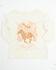 Image #1 - Wrangler Toddler Girls' Cowgirl Long Sleeve Graphic Tee, White, hi-res