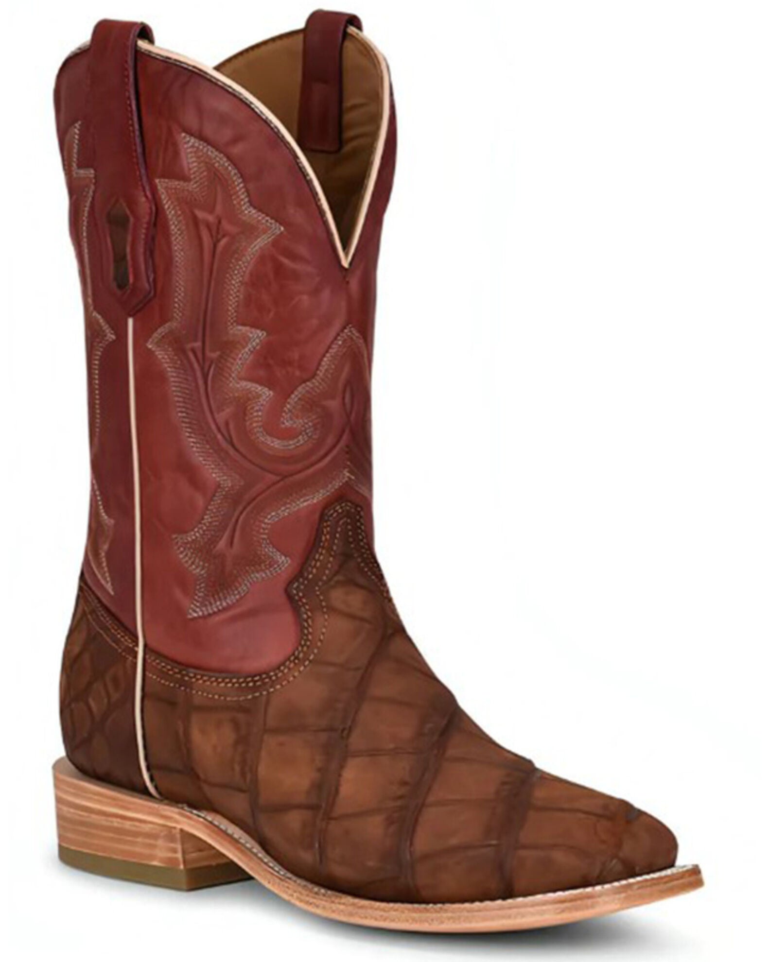 Product Name Corral Men's Exotic Alligator Embroidered Western Boots