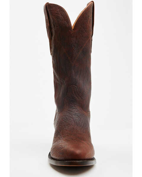 Image #4 - El Dorado Men's Sammy Western Boots - Medium Toe , Cognac, hi-res