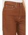 Image #2 - Ariat Women's Jazmine Relaxed Ultra High Rise Straight Stretch Denim Jeans, Brown, hi-res