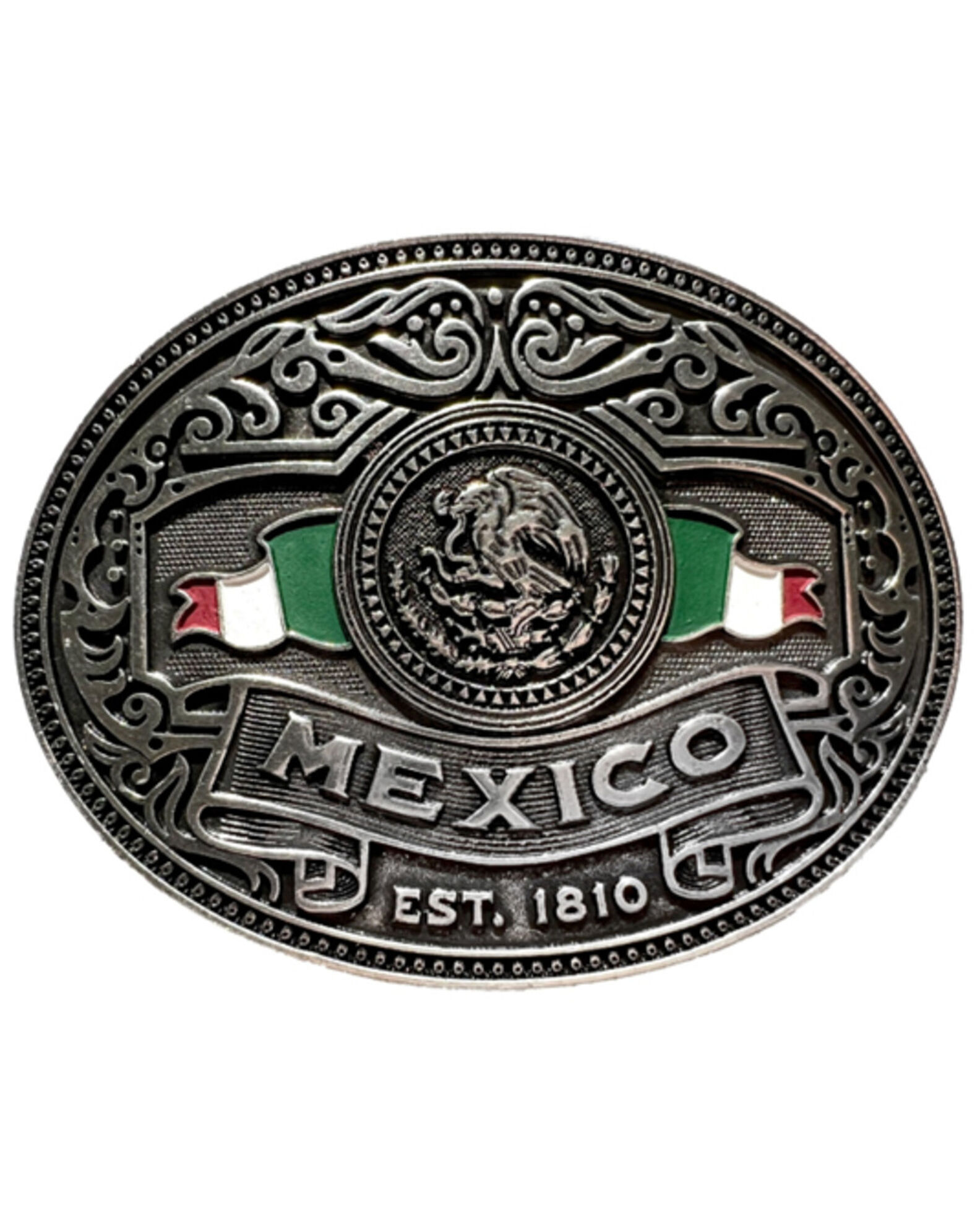 Cody James Men s Mexico Flag Belt Buckle Sheplers