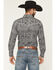 Image #4 - Cowboy Hardware Men's Paisley Print Long Sleeve Snap Stretch Western Shirt, Black, hi-res