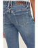 Image #4 - Rock & Roll Denim Little Girls' Medium Wash Arrow Pocket Trouser Flare Jeans, Medium Wash, hi-res
