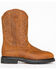 Image #4 - Cody James Men's Mustang Western Work Boots - Composite Toe, Brown, hi-res