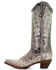 Corral Women's Crater with Bone Embroidery Western Boots - Snip Toe, Brown, hi-res