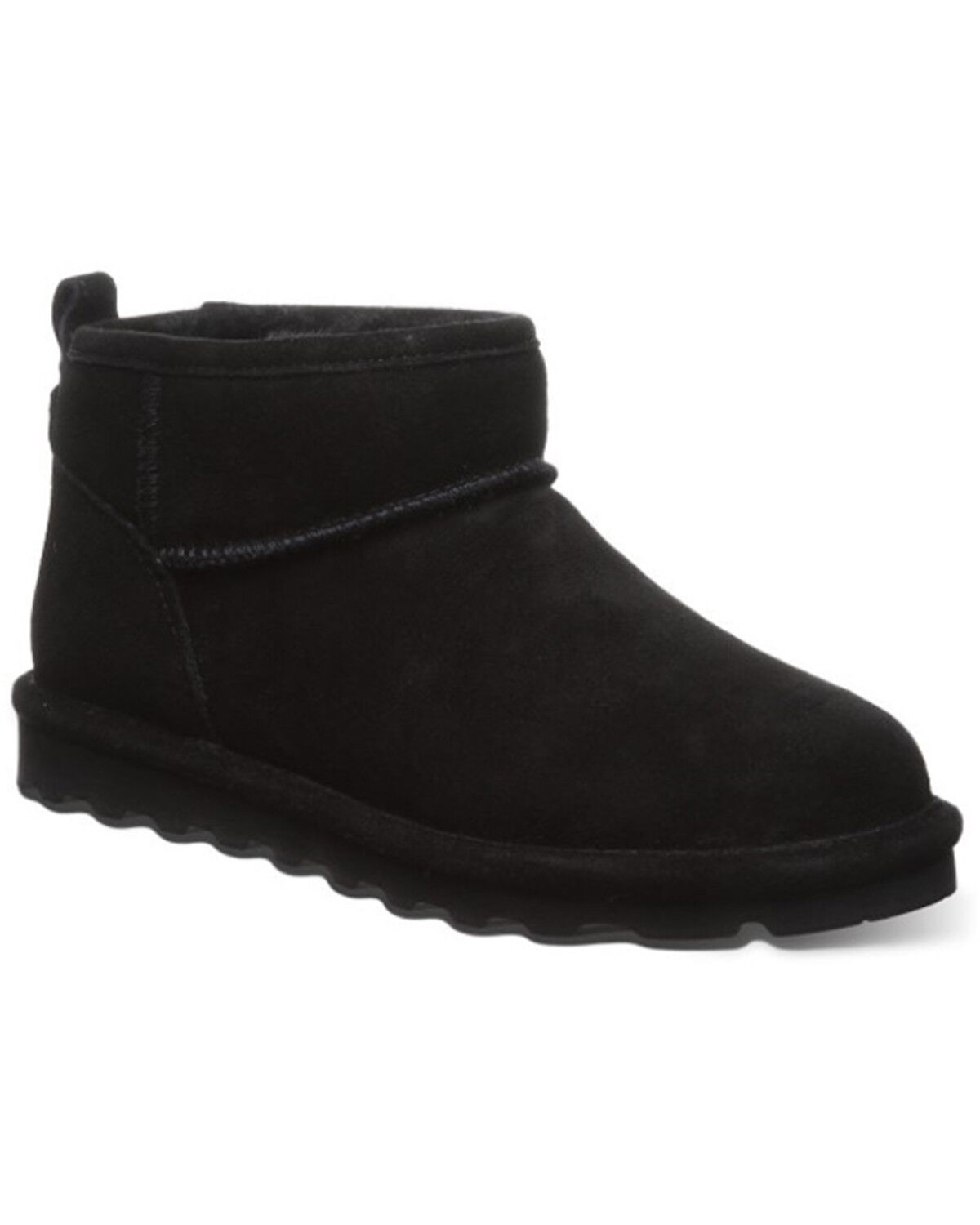 Image #1 - Bearpaw Women's Shorty Boots - Round Toe, Black, hi-res