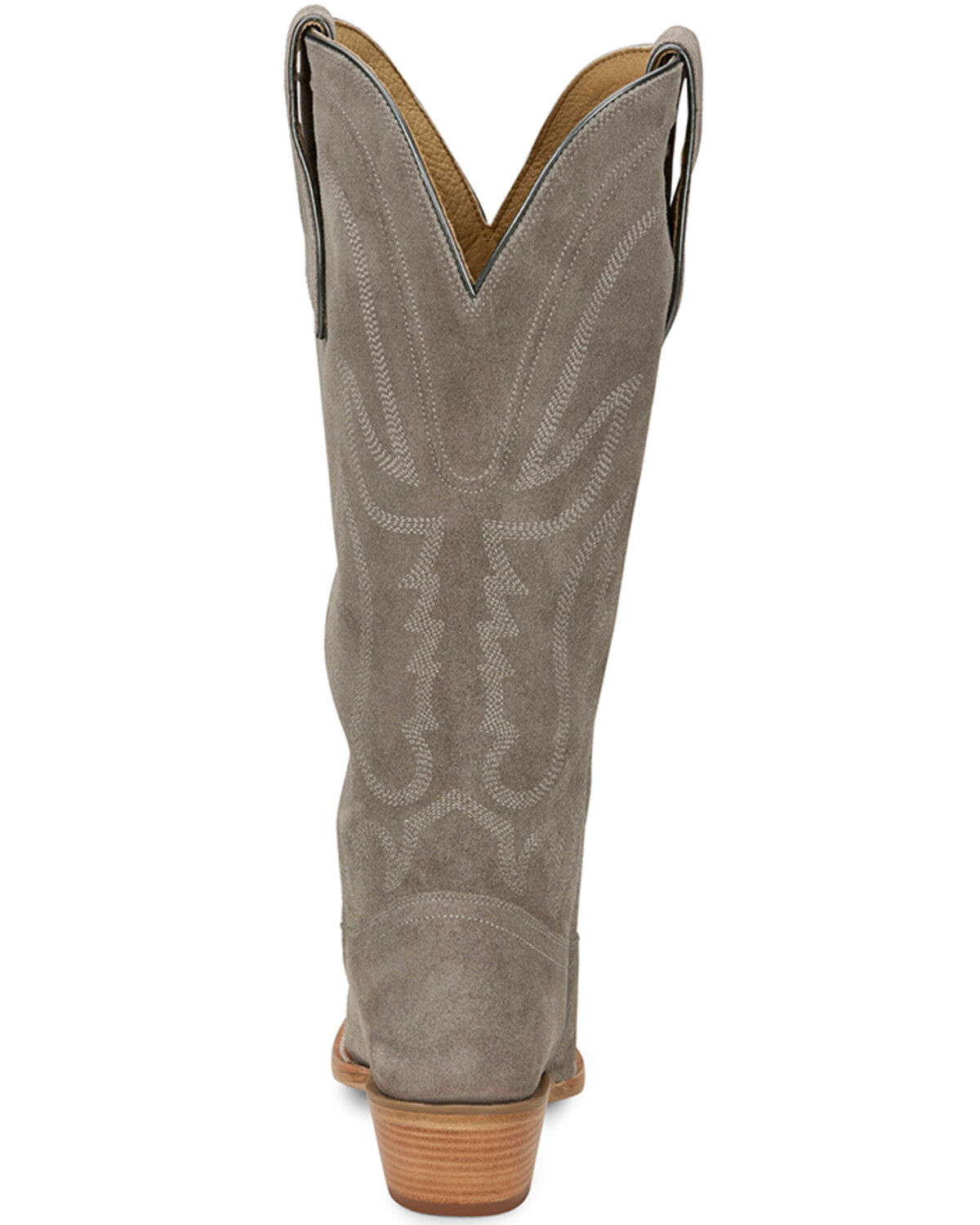 Image #5 - Tony Lama Women's Derby Liz Tall Western Boots - Snip Toe, Light Grey, hi-res