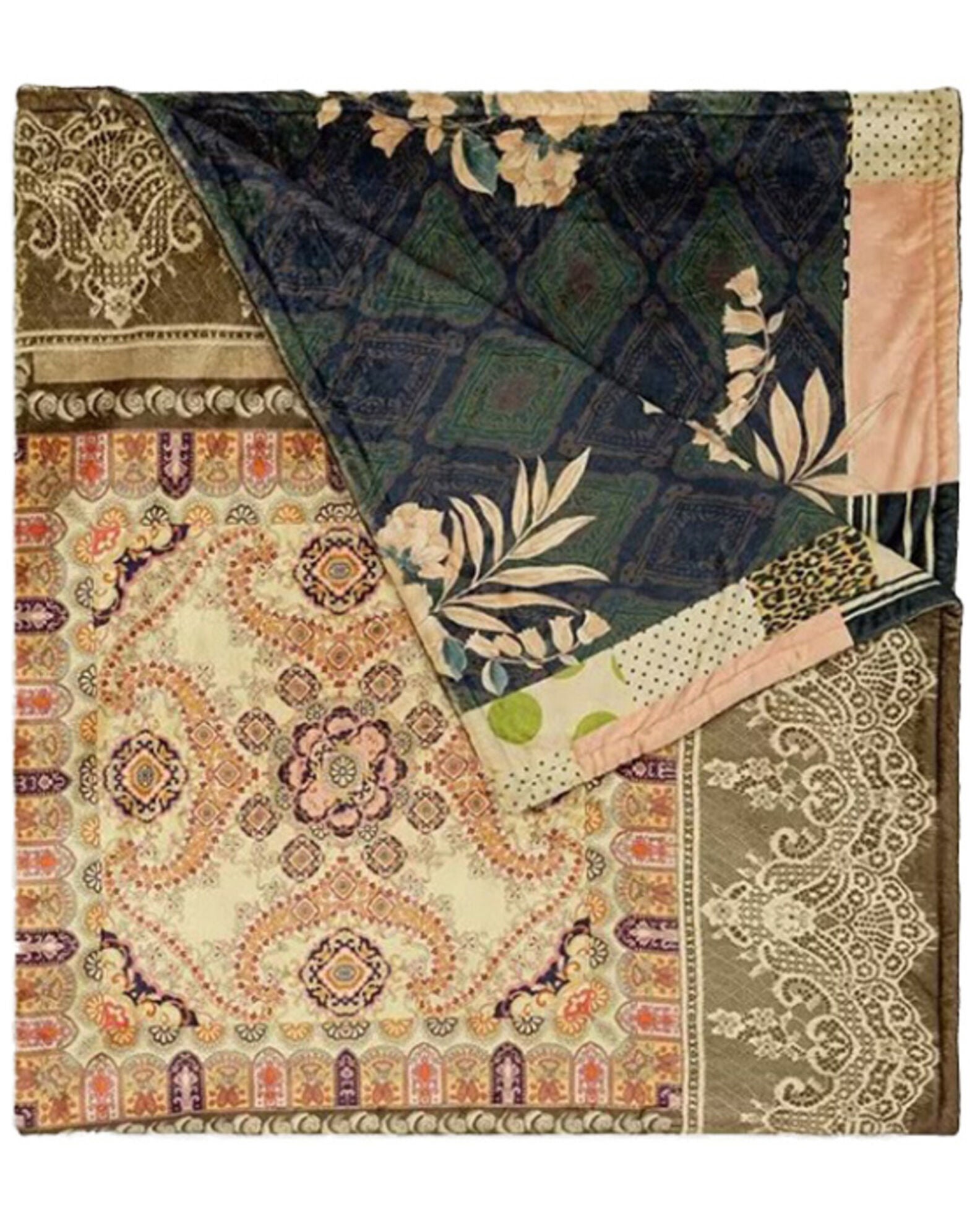 Product Name Johnny Was Flora Lace Cozy Blanket