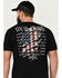 Image #4 - Howitzer Men's We Will Defend Short Sleeve Graphic T-Shirt , Black, hi-res