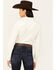 Image #4 - Shyanne Women's Maplewood Long Sleeve Pearl Snap Corduroy Shirt, Cream, hi-res