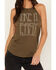 Image #3 - Cleo + Wolf Women's Take it Easy Racer Back Tank, Sage, hi-res