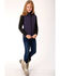 Image #3 - Roper Girls' Softshell Fleece Vest, Purple, hi-res