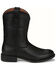 Image #2 - Justin Men's Kiligore Roper Boots - Round Toe, Black, hi-res