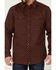 Image #3 - Cody James Men's FR Tartan Plaid Print Long Sleeve Snap Work Shirt, Brown, hi-res