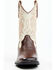 RANK 45 Boys' Austin Western Boots - Broad Square Toe, Ivory, hi-res