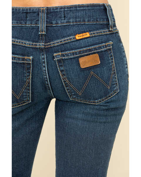 Image #4 - Wrangler Women's Dark Mae FR Jeans , Indigo, hi-res