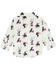 Image #2 - Wrangler Toddler Girls' Rodeo Print Long Sleeve Pearl Snap Western Shirt, White, hi-res