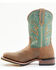 Dan Post Men's Arrowhead Western Performance Boots - Broad Square Toe, Brown, hi-res