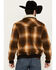 Pendleton Men's Jacksonville Ombre Plaid Print Snap Jacket, Brown, hi-res