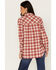 Image #4 - Idyllwind Women's Plaid Print Roby Shirt, Brandy Brown, hi-res