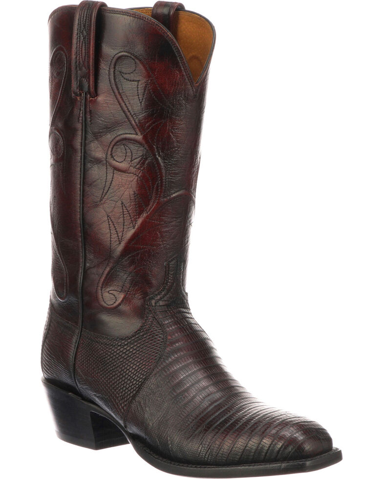 lucchese lizard skin cowboy boots