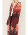 Image #3 - Powder River Outfitters Women's Scenic Print Fringe Cape Duster, Rust Copper, hi-res