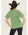Image #4 - Cleo + Wolf Women's Eddy Lucky Horseshoe Short Sleeve Graphic Tee, Green, hi-res