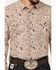 Image #3 - Gibson Men's Jackpot Paisley Print Long Sleeve Snap Western Shirt , Tan, hi-res