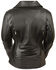 Image #3 - Milwaukee Leather Women's Long Length Vented Biker Leather Jacket, , hi-res