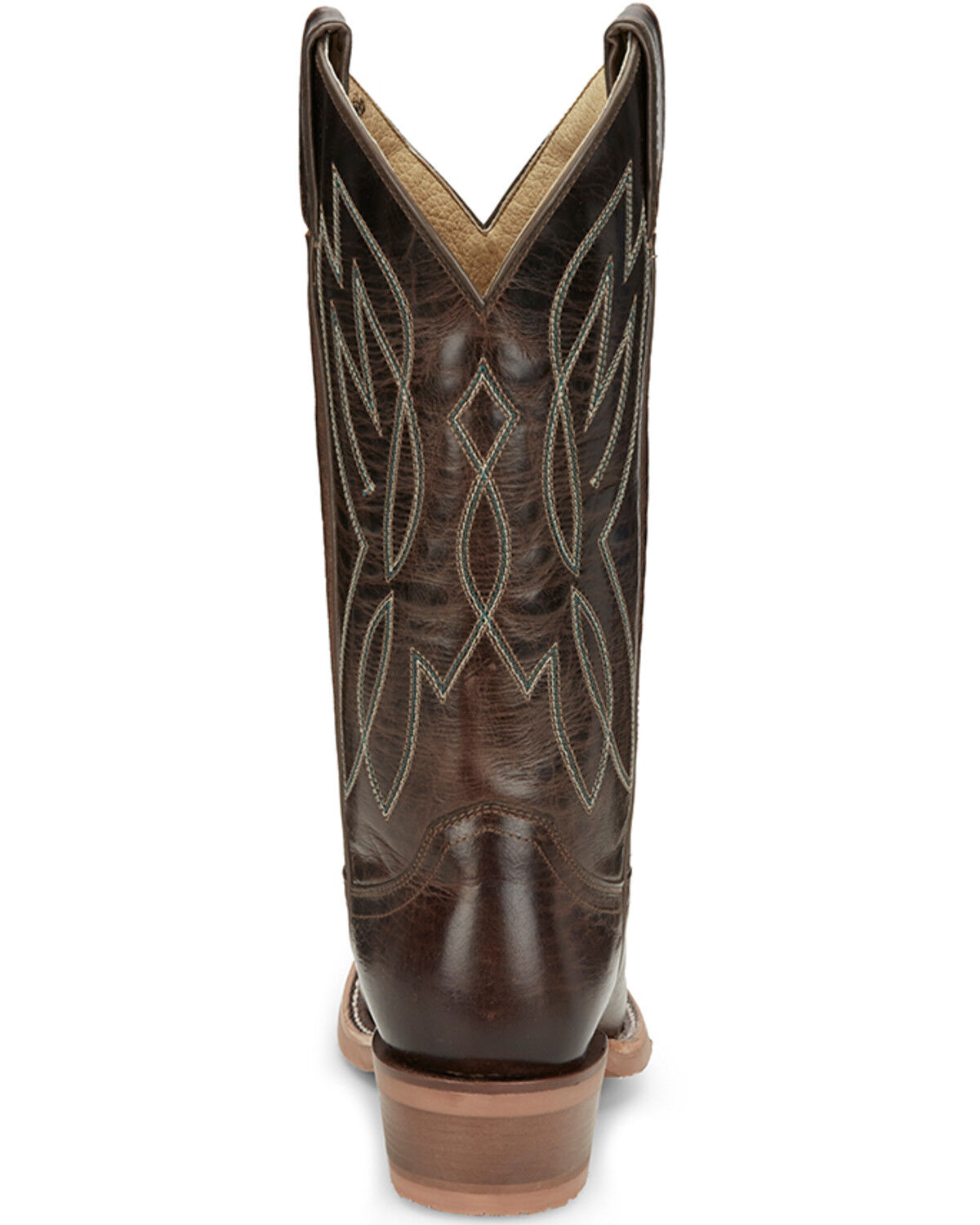 Image #5 - Justin Women's Mayberry Umber Western Boots - Square Toe, Dark Brown, hi-res
