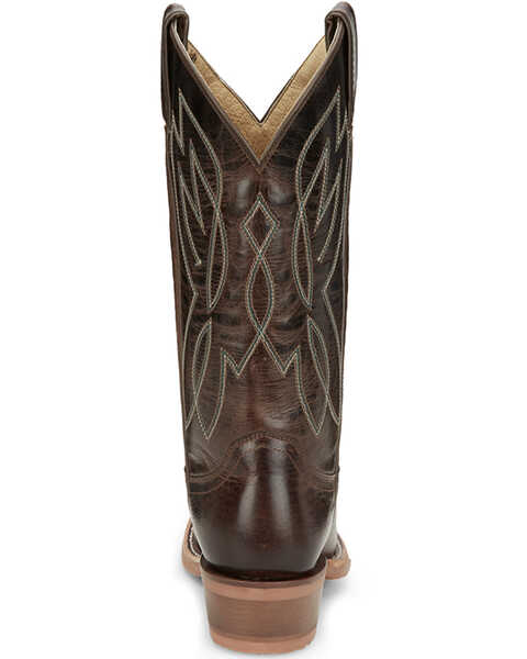 Image #5 - Justin Women's Mayberry Umber Western Boots - Square Toe , Dark Brown, hi-res