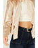 Image #3 - Miss Me Women's Sequins Cascade Front Jacket, Rose, hi-res