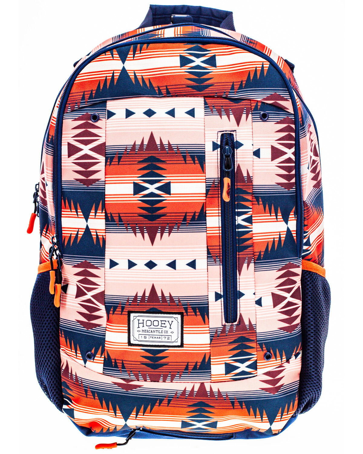 Image #1 - Hooey Rockstar Southwestern Print Backpack, Navy, hi-res