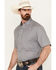 Image #2 - Ariat Men's VentTEK Printed Short Sleeve Button-Down Shirt - Tall, , hi-res